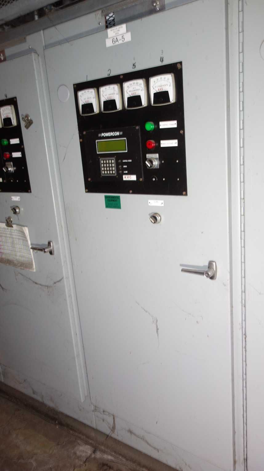 9X VERTICAL SECTIONS AVC POWERCON 480V ELECTRICAL CONTROL CABINETS - ELECTRICAL COMPONENTS
