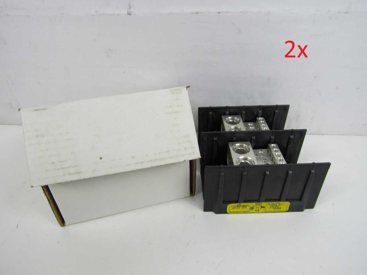 Lot of Quantity 2x CH16530-2 Terminal Blocks - ELECTRICAL COMPONENTS