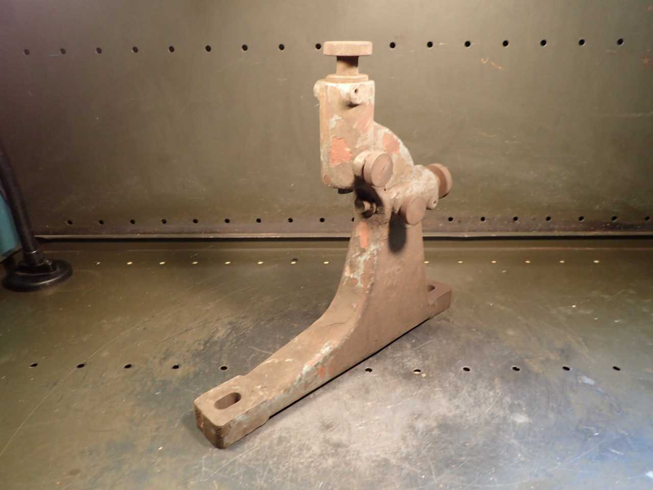 2-Point Lathe Follow Steady Rest: 13" Swing, 1-1/2" Capacity Top Carriage Mount - MACHINE TOOLING