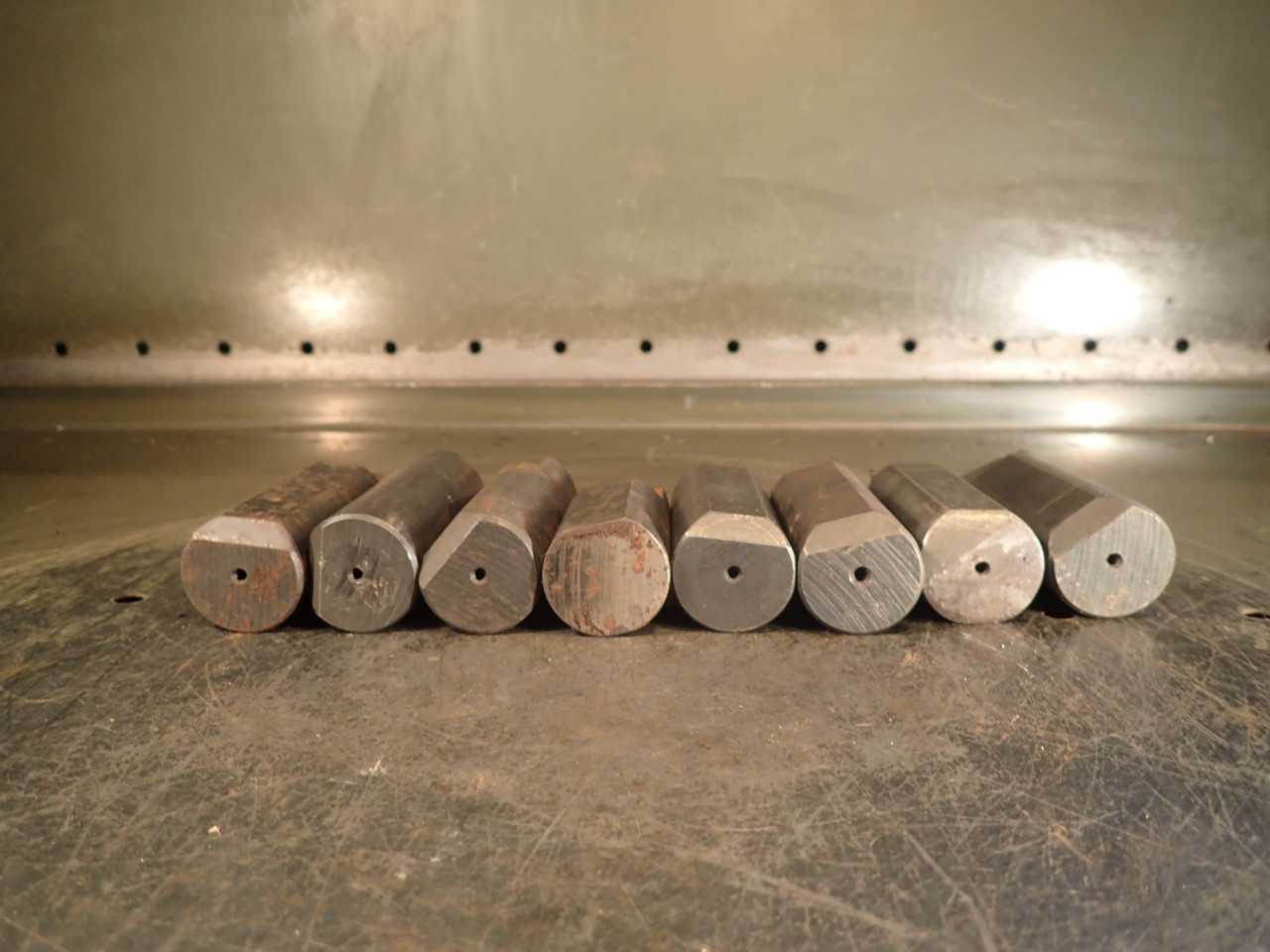 8 Piece Lot Narex S3 Carbide Boring Head Inserts 1-1/4" Dia, Used Need Sharpened - ELECTRIC POWER TOOLS