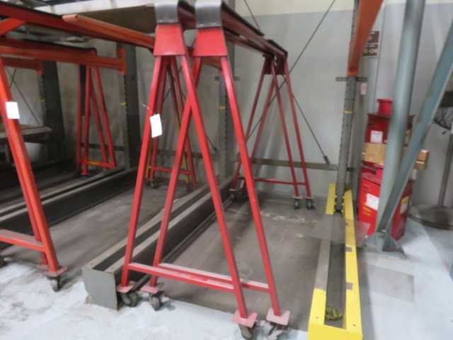 A Frames Racks (2) each - PALLET RACKING