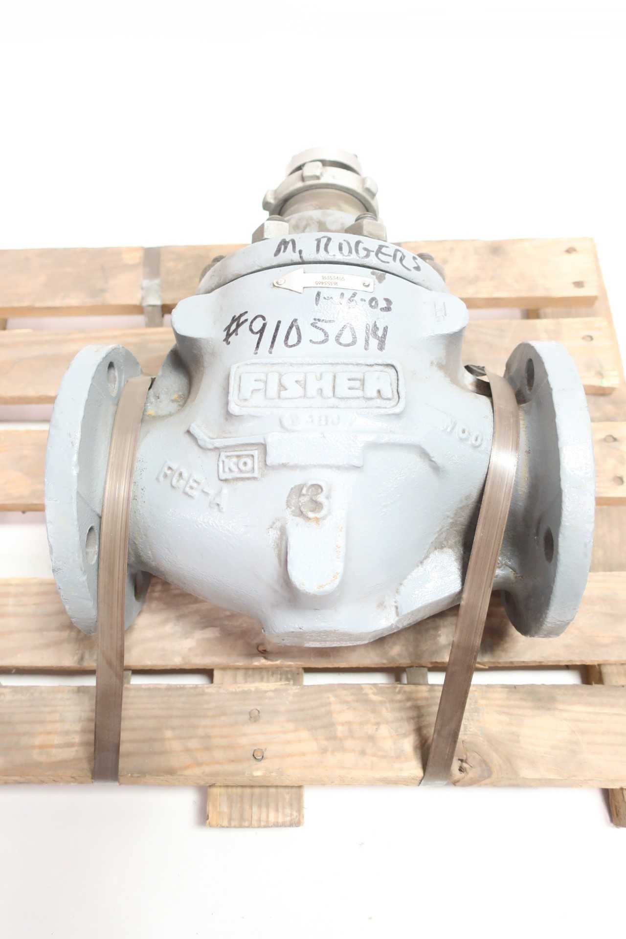 FISHER 16353465 STEEL FLANGED 3IN GLOBE VALVE - GLOBE VALVE