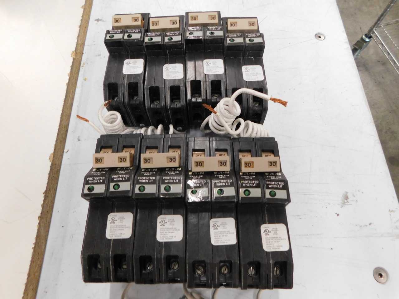 Lot of Quantity 8x CH230SUR MCB/Residential Circuit Breaker - CIRCUIT BREAKERS