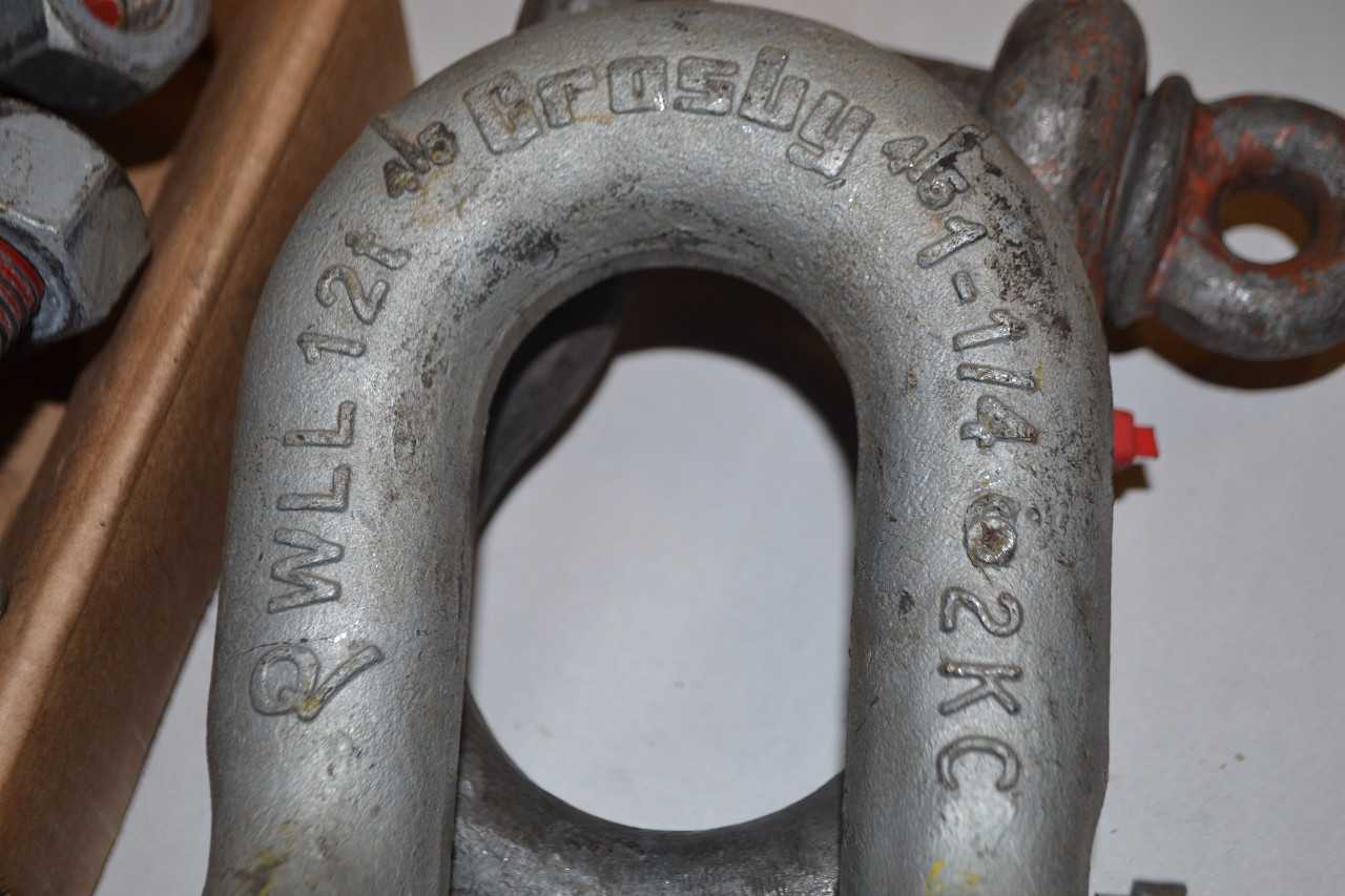 LOT OF ASSORTED ROPE/WIRE CLIPS AND SCREWPIN SHACKLES - MISCELLANEOUS
