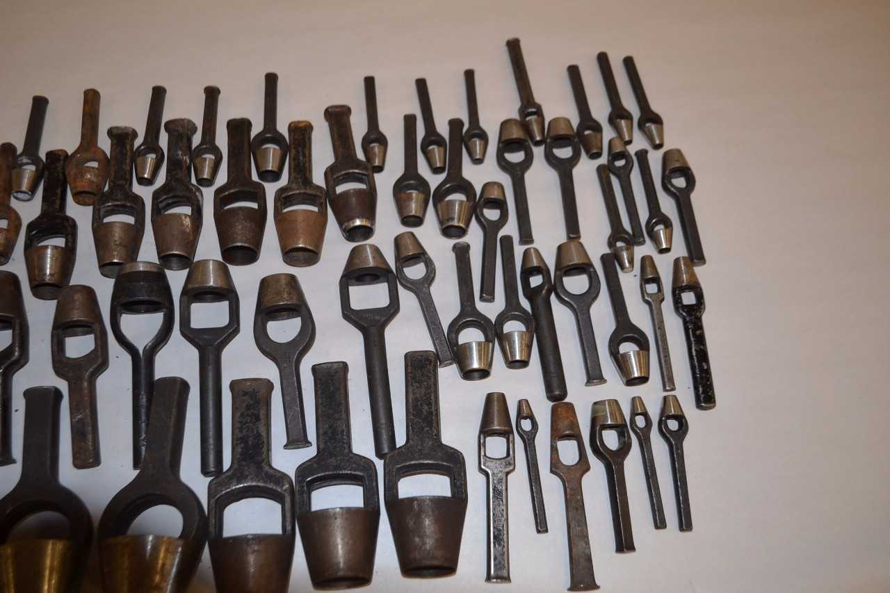 LOT OF ASSORTED STEEL ARCH PUNCHES 1/4-2-5/8 - MISCELLANEOUS