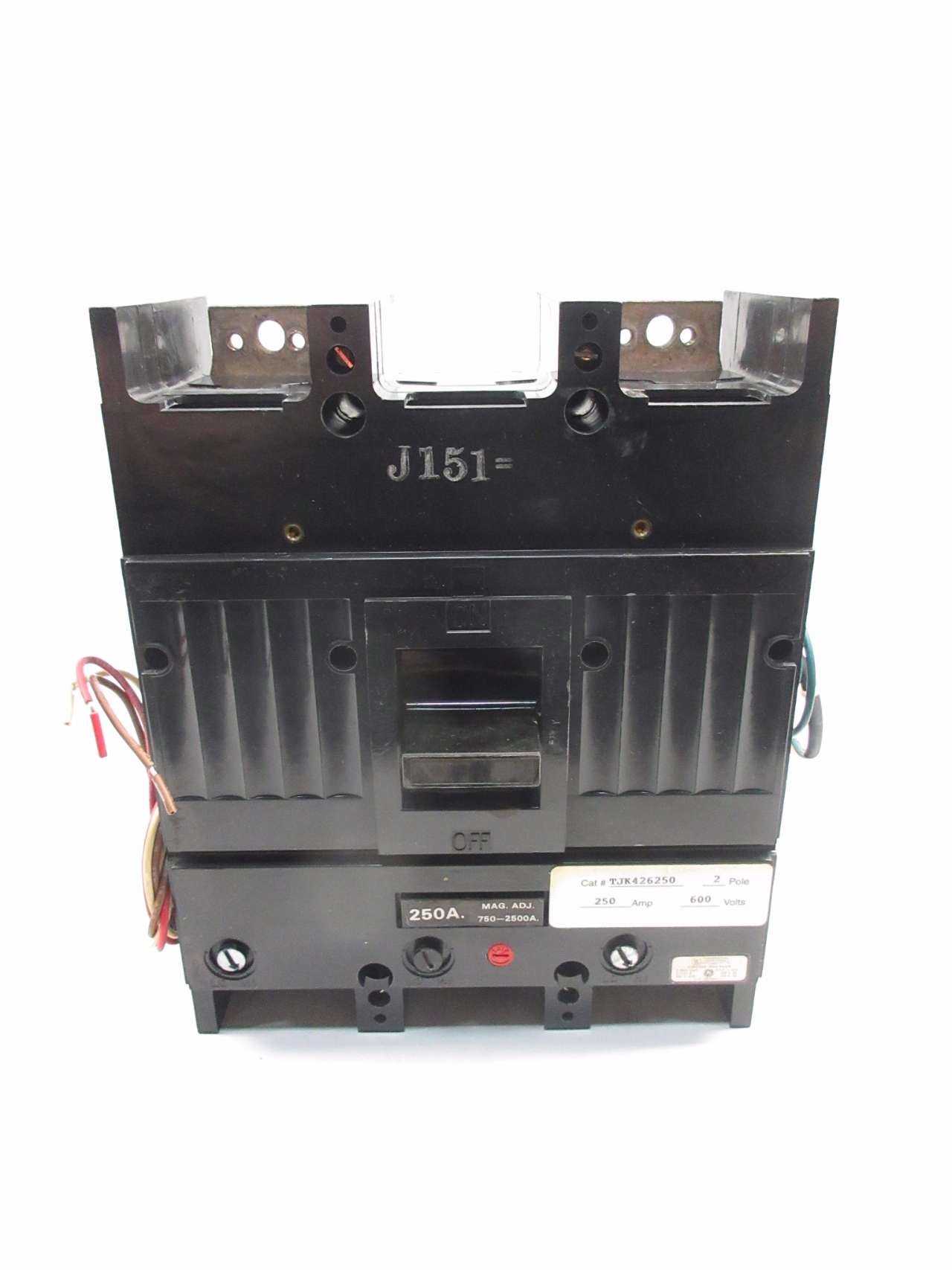 GENERAL ELECTRIC 250 AMP CIRCUIT BREAKER - MISCELLANEOUS GENERAL ELECTRIC 250 AMP CIRCUIT BREAKER - MISCELLANEOUS