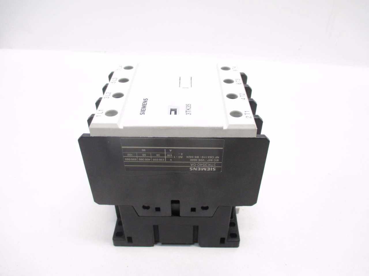 SIEMENS 3TK3540-0A 90 AMP AC CONTACTOR - MISCELLANEOUS