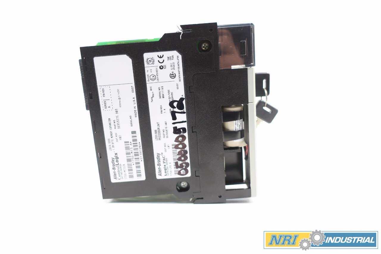 ALLEN BRADLEY 1756-L55 CONTROL LOGIX CPU PROCESSOR - MISCELLANEOUS ALLEN BRADLEY 1756-L55 CONTROL LOGIX CPU PROCESSOR - MISCELLANEOUS