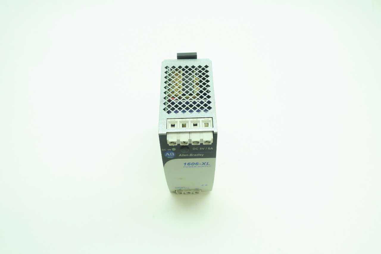ALLEN BRADLEY 1606-XLDC40A 40 W 8 AMP POWER SUPPLY - MISCELLANEOUS ALLEN BRADLEY 1606-XLDC40A 40 W 8 AMP POWER SUPPLY - MISCELLANEOUS