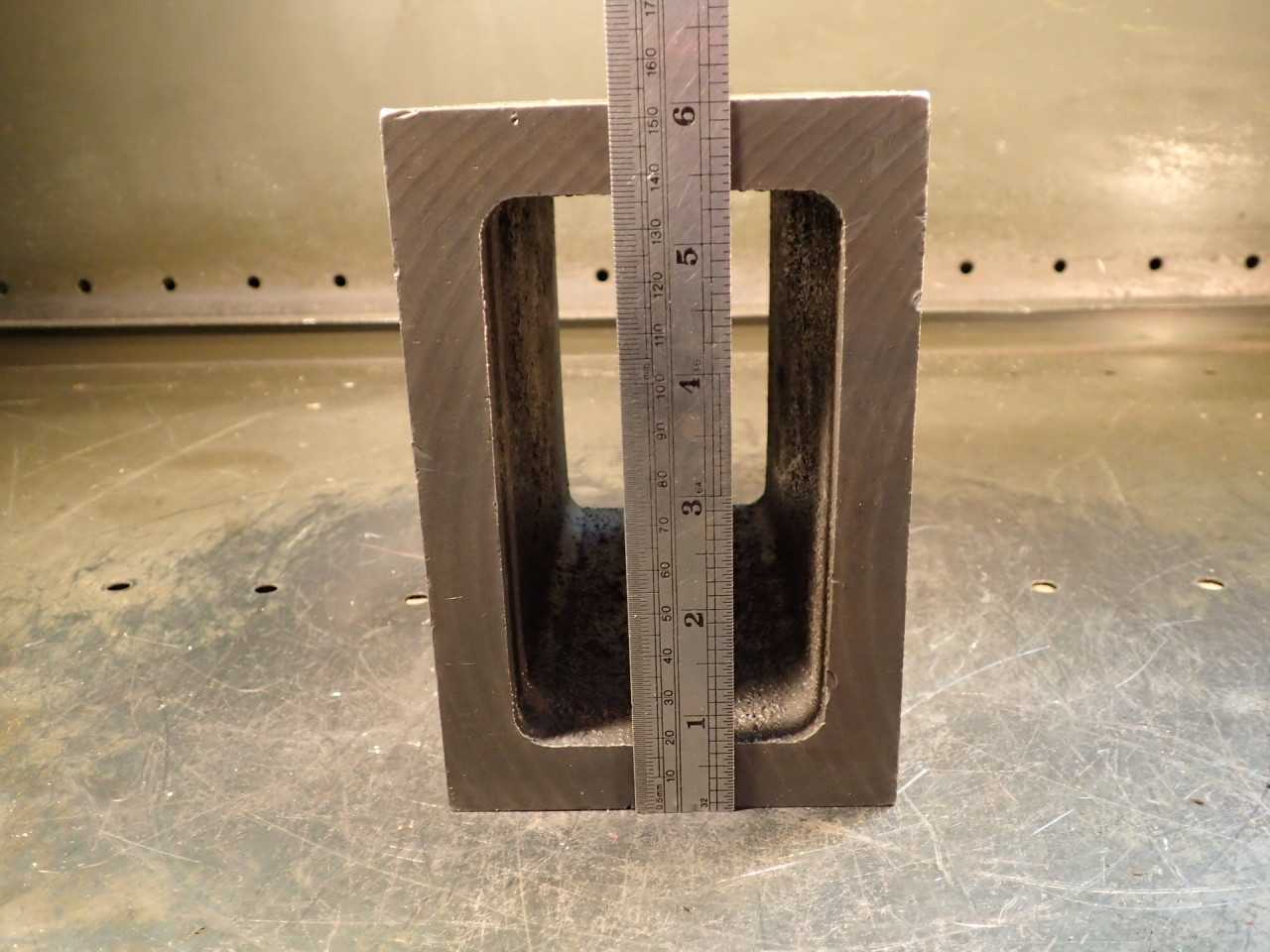 6" x 6" x 4" Machinist Mill Milling Set-Up Fixture Hollow Box Parallel - END MILLS