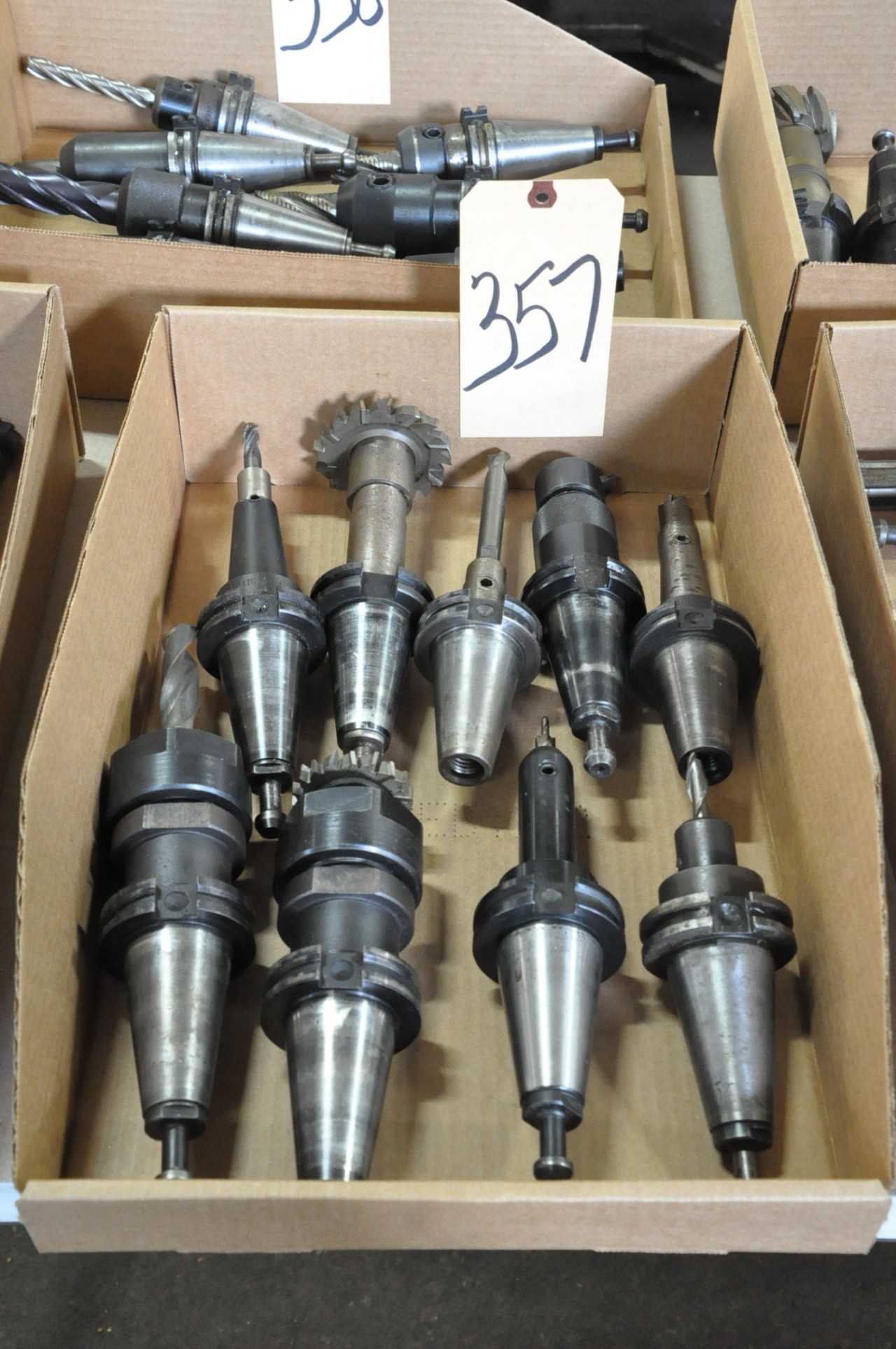9 CAT40 Taper Tool Holders with Cutters in 1 Box - ELECTRIC POWER TOOLS