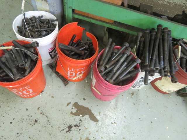 Many many buckets of die making bolts, etc...one lot, maybe 20 or more - MISCELLANEOUS