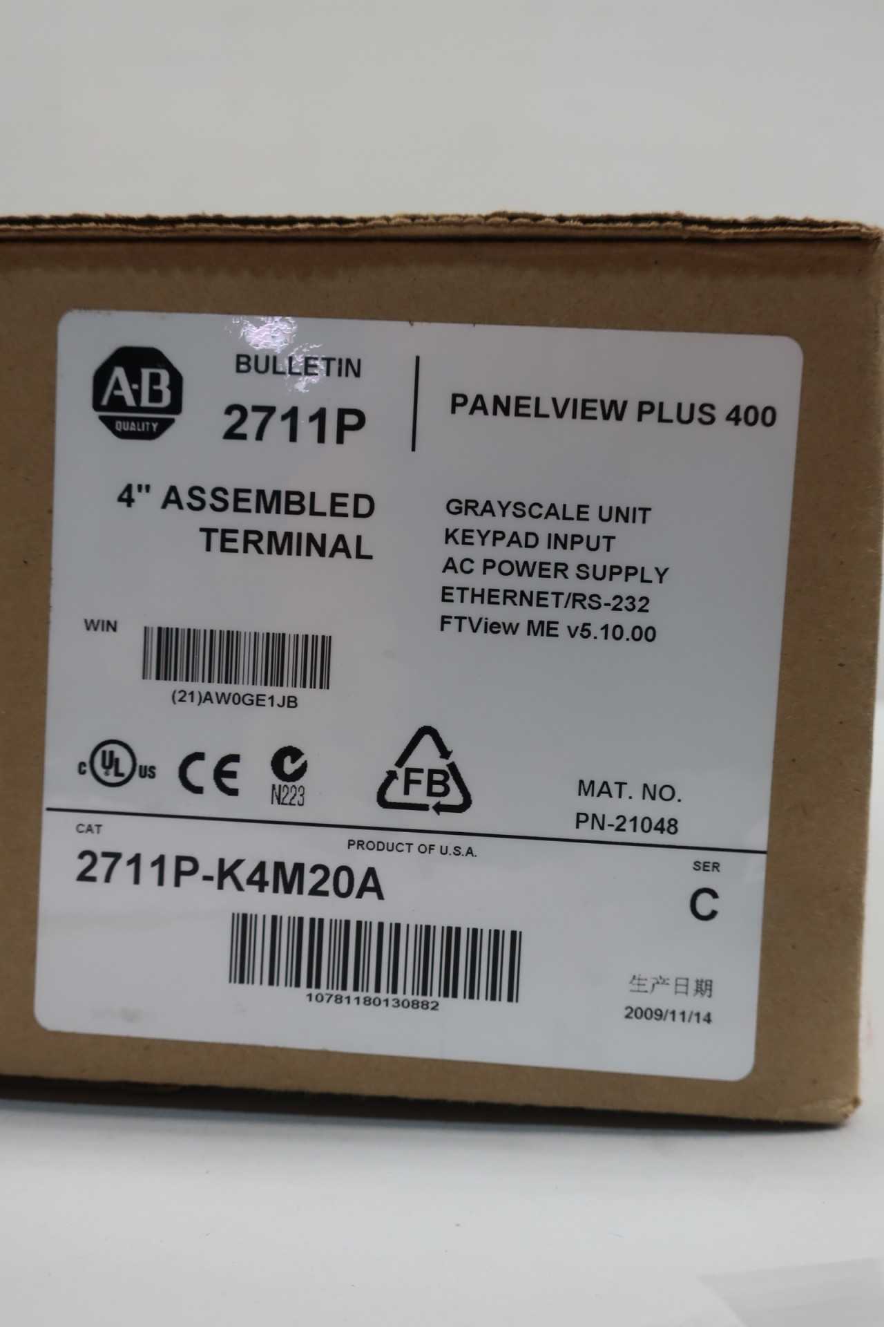 NEW ALLEN BRADLEY 2711P-K4M20A PANELVIEW PLUS 400 INTERFACE PANEL SER C - AUTOMATION & CONTROLS