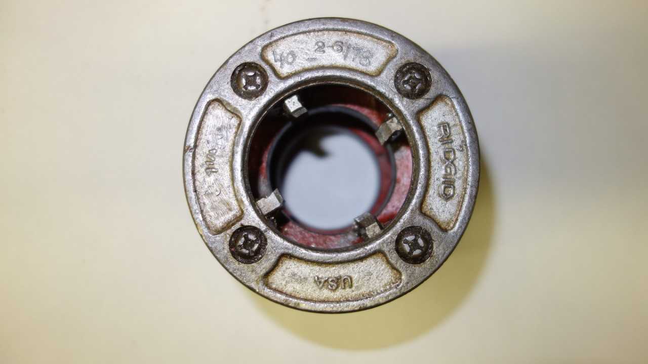 RIDGID 1-1/4 IN PLASTIBOND DIE - ELECTRIC POWER TOOLS