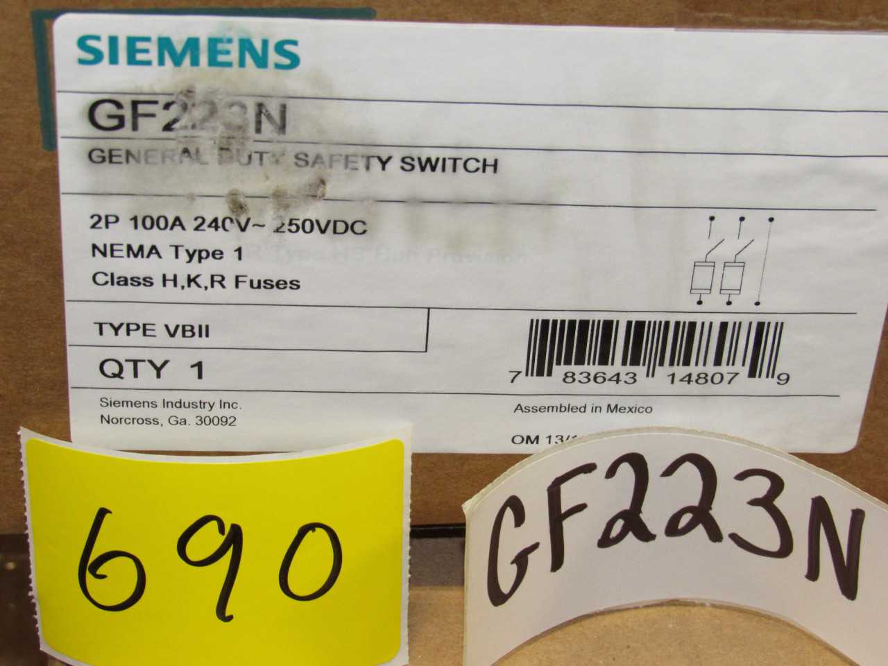 Siemens Misc Items - ELECTRIC POWER TOOLS