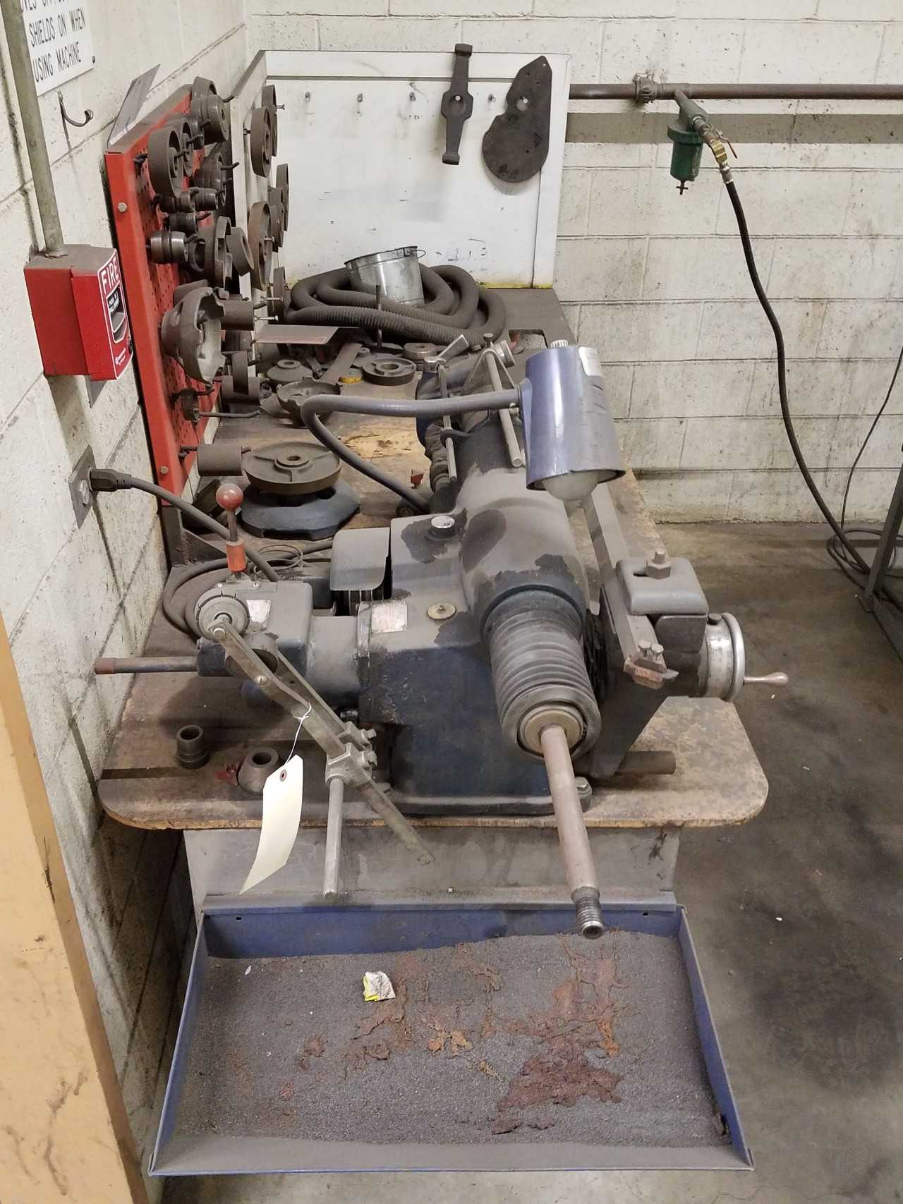 Brake lathe with work bench and accessories, 1hp 115/230V-AC - LATHES