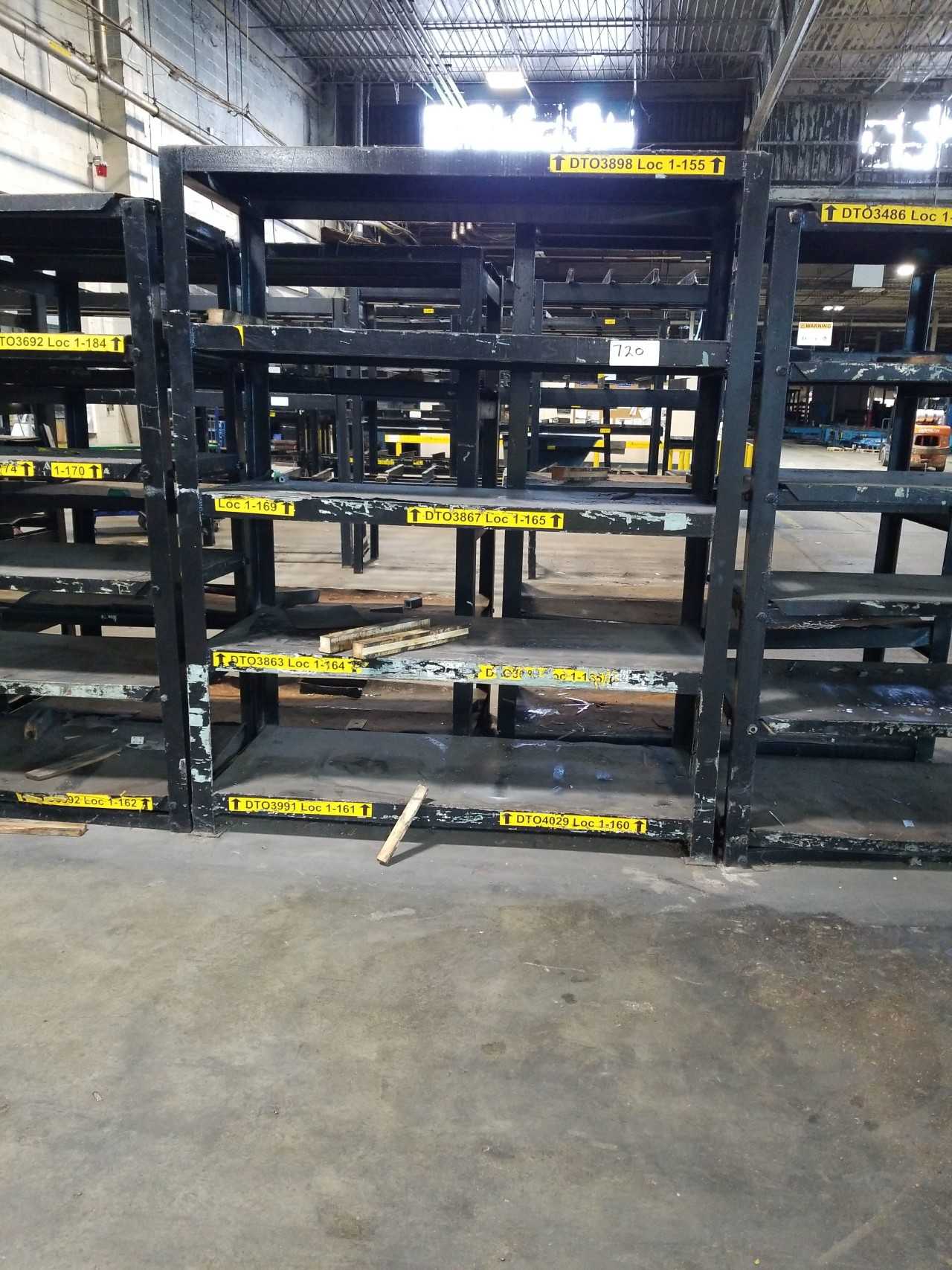 LOT OF TOOL AND DIE RACKING - MISCELLANEOUS