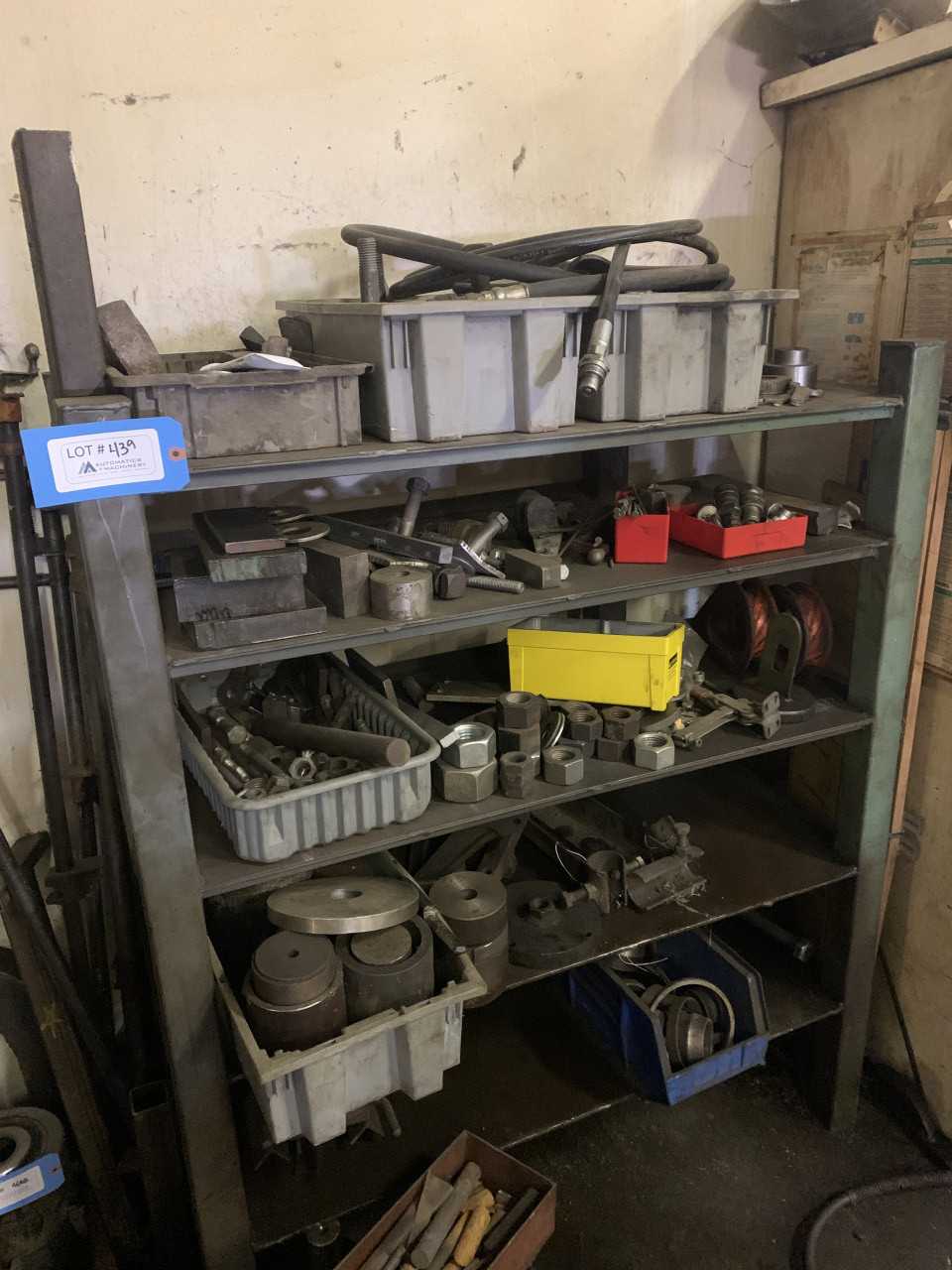 Metal Shelving w/ Contents - SHELVING