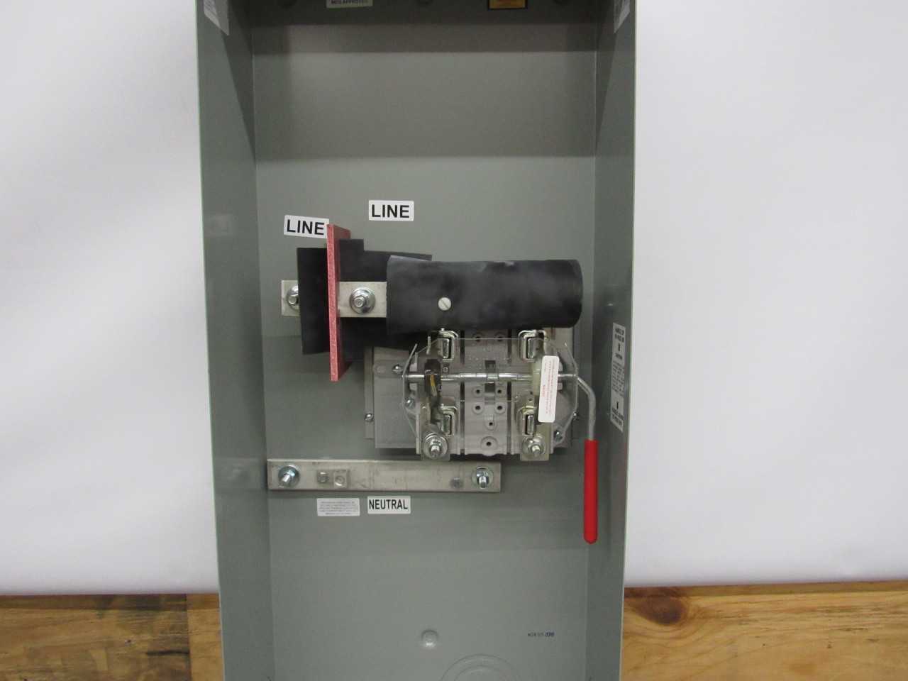 Quantity 1 of Eaton 1008836CH Meter Socket 320A 600VAC 1Ph - INDUSTRIAL PARTS