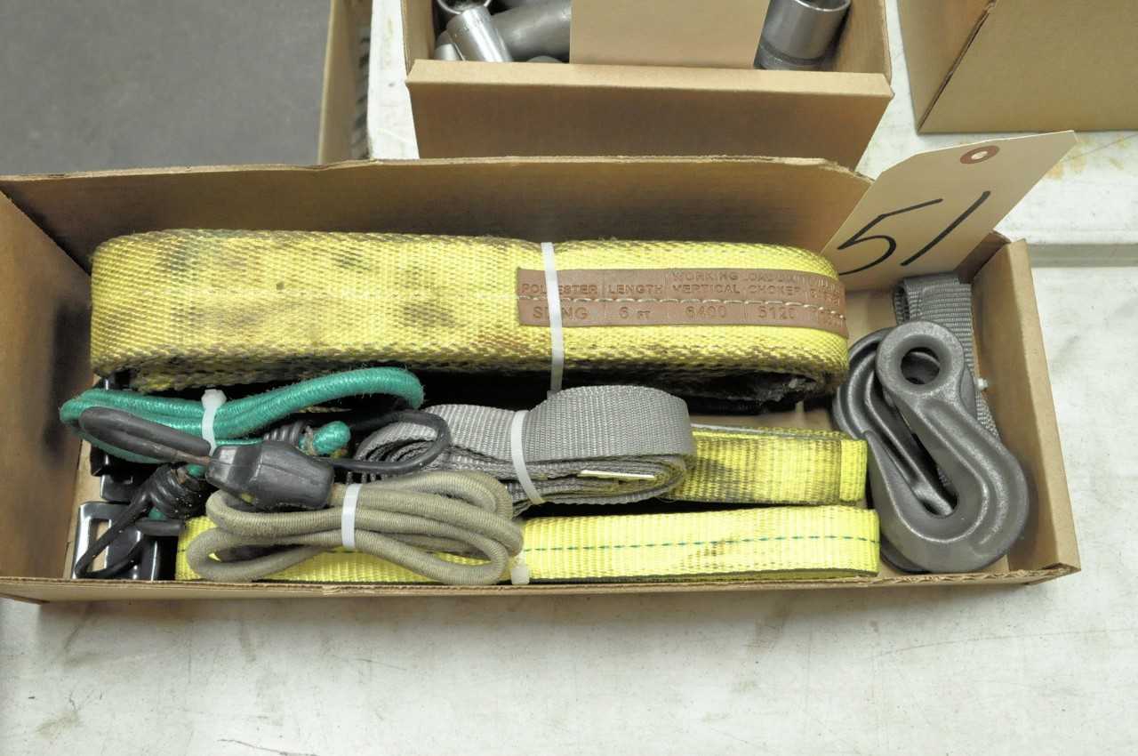 Straps bungee cords and hooks - MATERIAL HANDLING