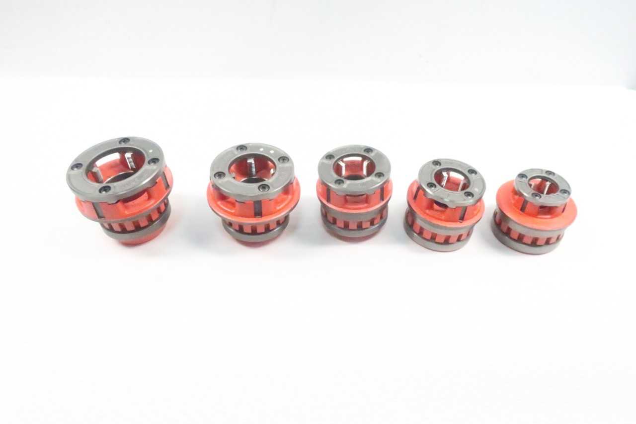 RIDGID THREADER DIE SET 1/8IN TO 2IN - HAND TOOLS