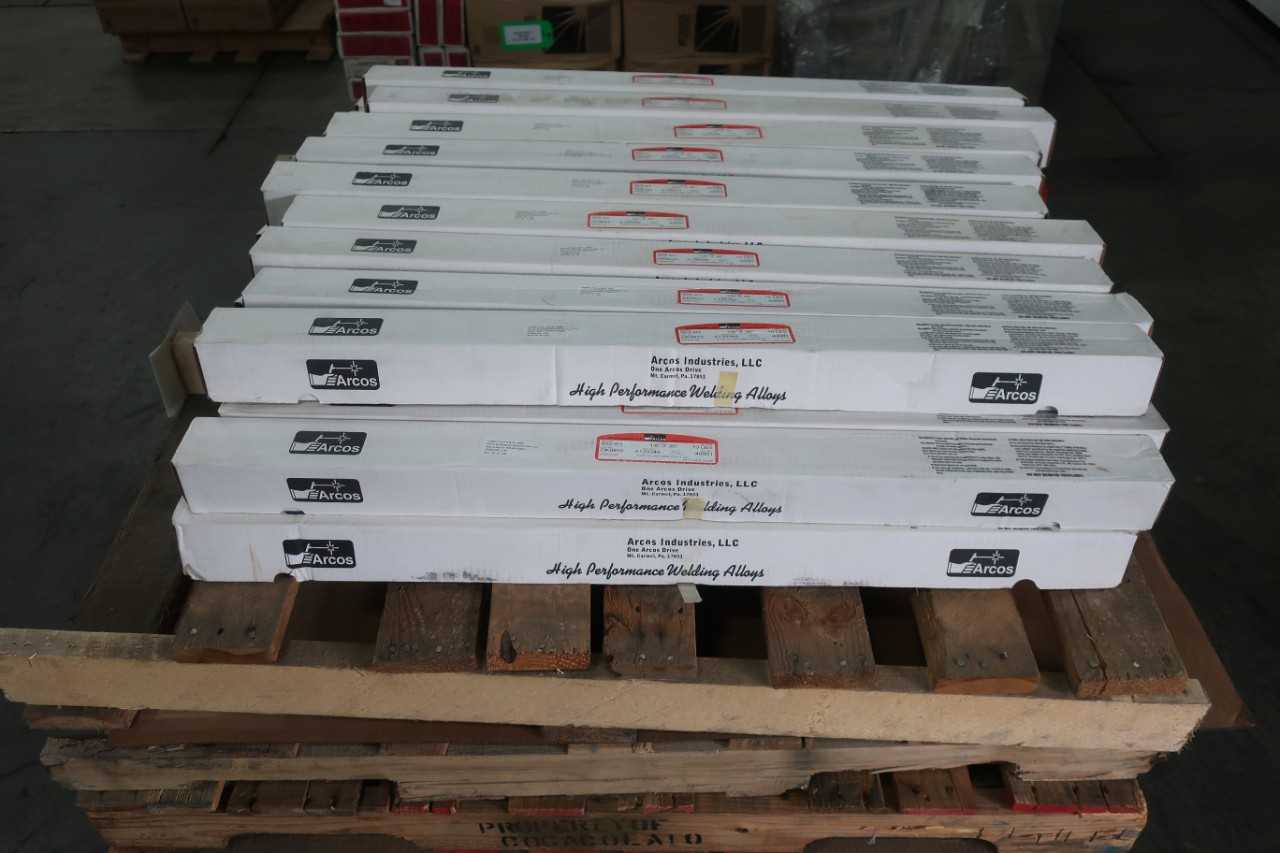 PALLET OF ARCOS 90S-B3 WELDING RODS, 32 BOXES - WELDING EQUIPMENT