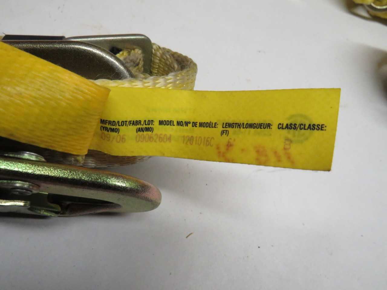 LOT OF 6 SALA 1201016C 6' X 1" WEB LANYARD - LIFTING EQUIPMENT