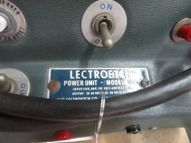 Lectroetch  Model 10A Power Unit - MISCELLANEOUS