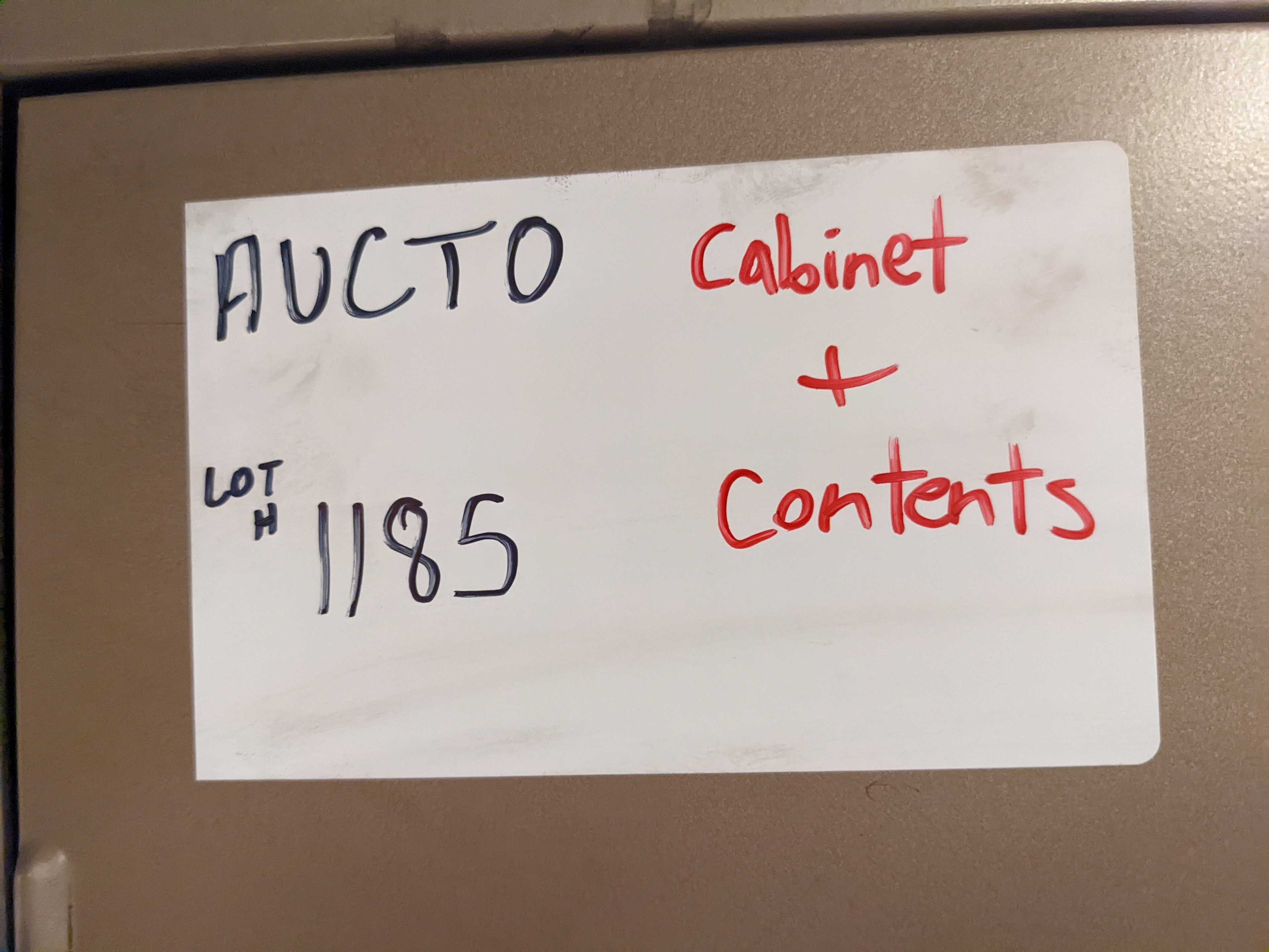 CABINET WITH CONTENTS - ELECTRIC POWER TOOLS