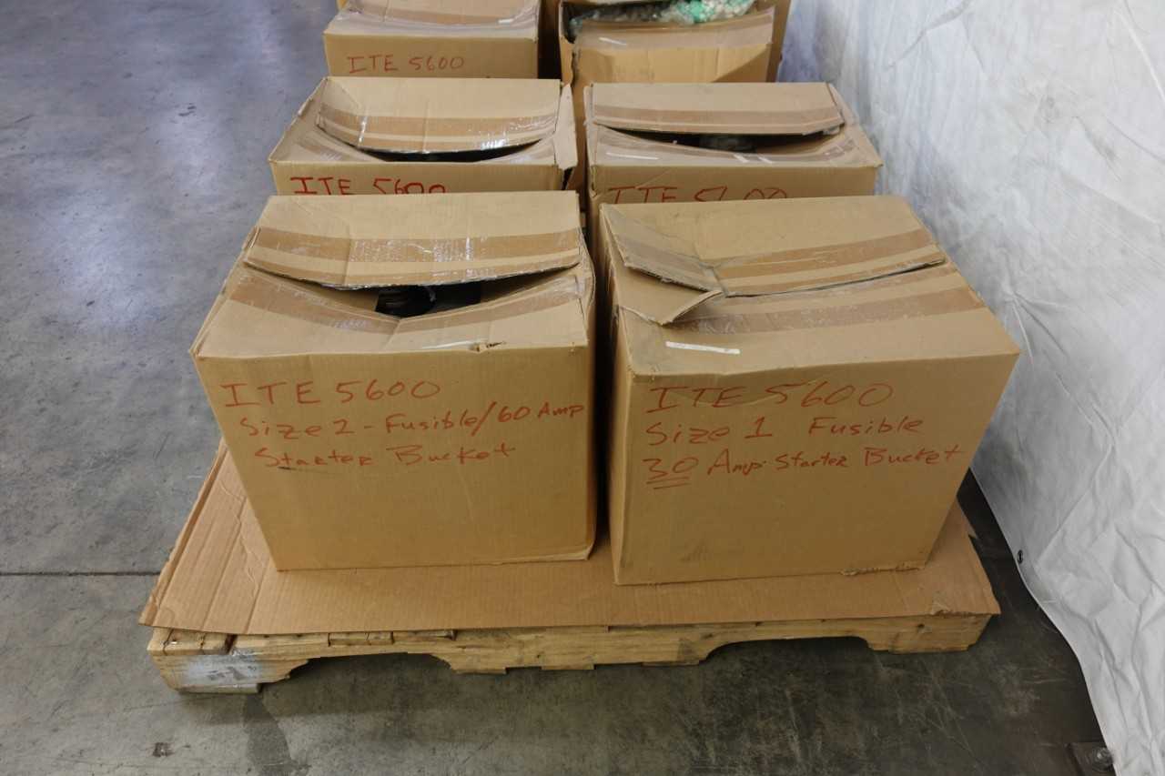 2 PALLETS OF GOULD COMBINATION STARTERS - MOTOR STARTERS