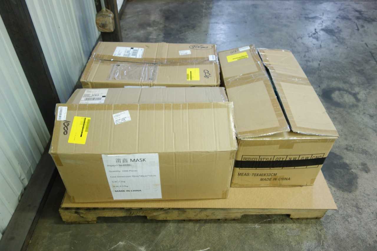 LOT OF 3 BOXES OF KN95 DISPOSABLE RESPIRATOR FACE MASKS - LAB & SCIENTIFIC
