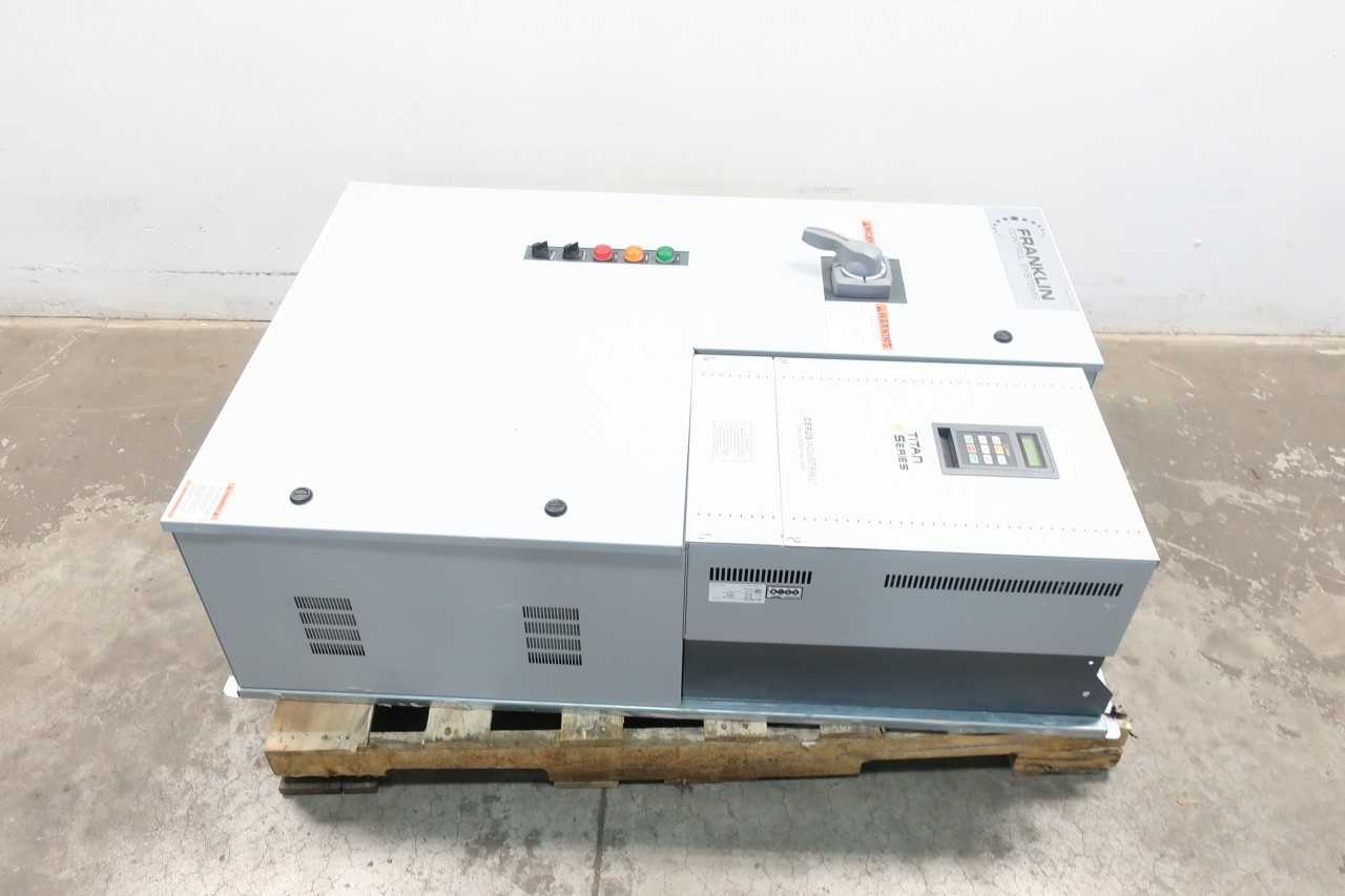 FRANKLIN CIE1 BYP100 P4  3 380 480V AC 0   01 120HZ 0 480V AC 100HP AC VFD DRIVE - MOTOR DRIVES