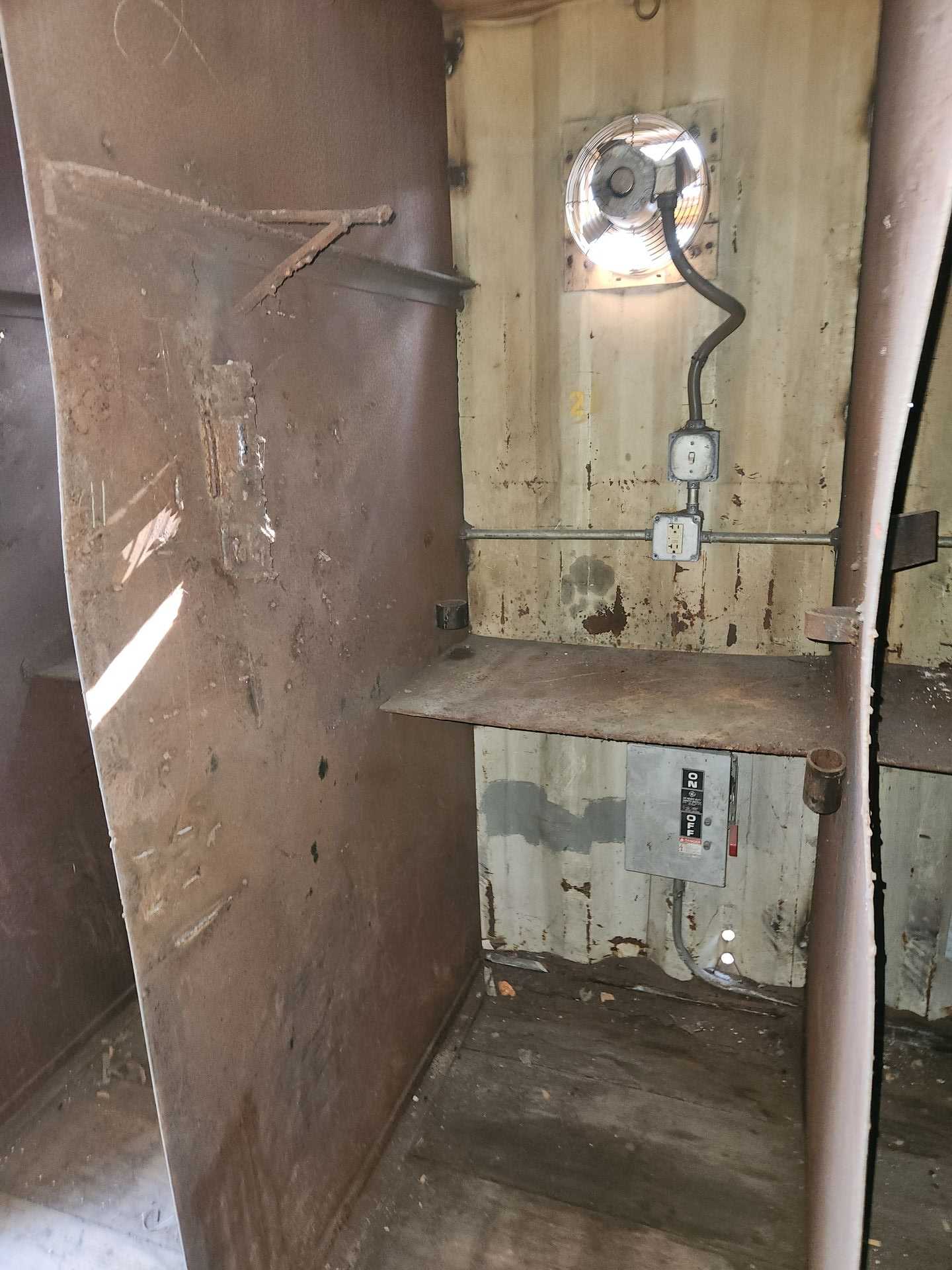 20' CONNEX WITH 4 WELD TEST BOOTHS - TOOL STORAGE