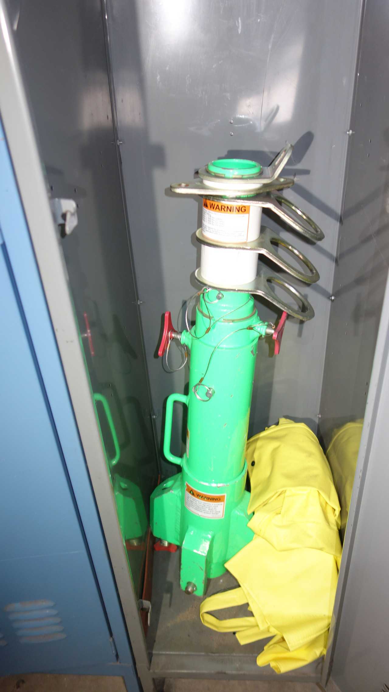 CONTENTS OF CAGE ROOM, MRO, HOSES, LOCKERS, LADDER - MATERIAL HANDLING