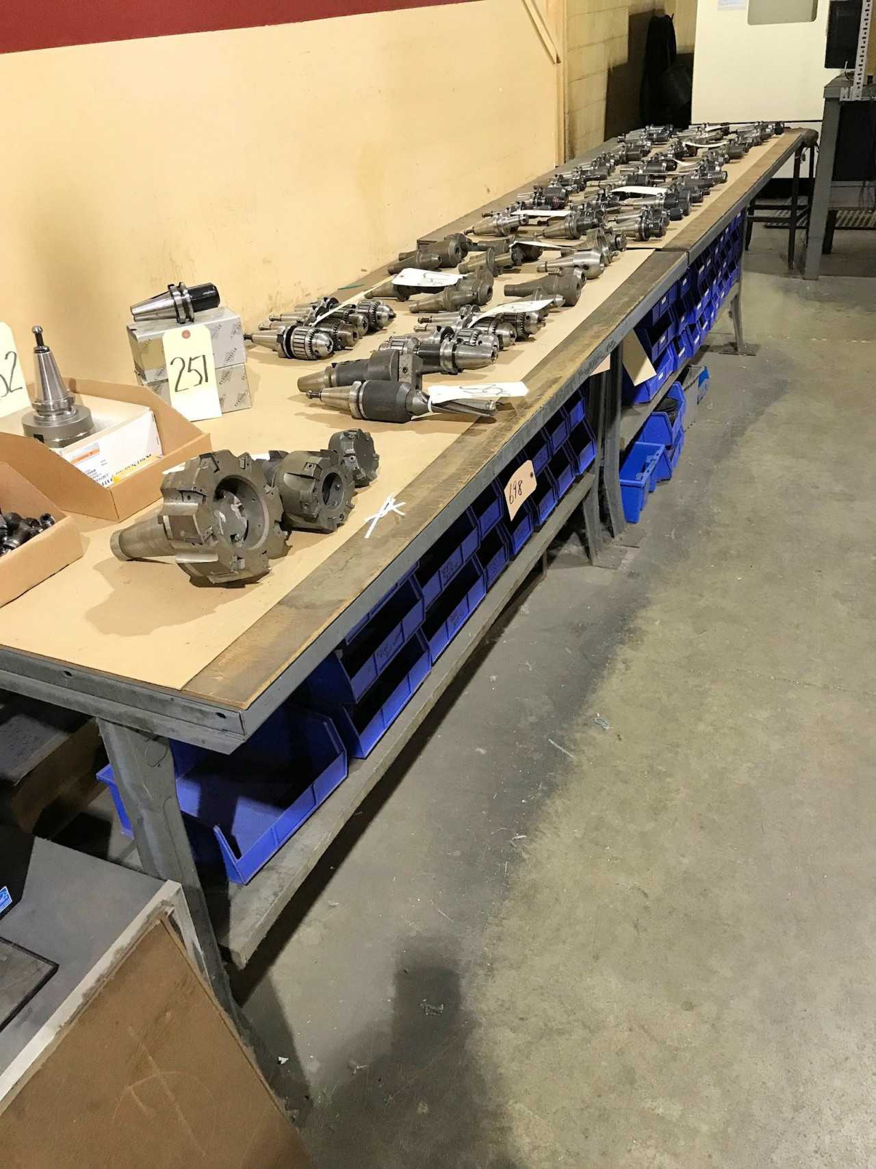 Lot-(4) Work Benches, (Contents Not Included), (Not to Be Removed Until Empty) - MISCELLANEOUS
