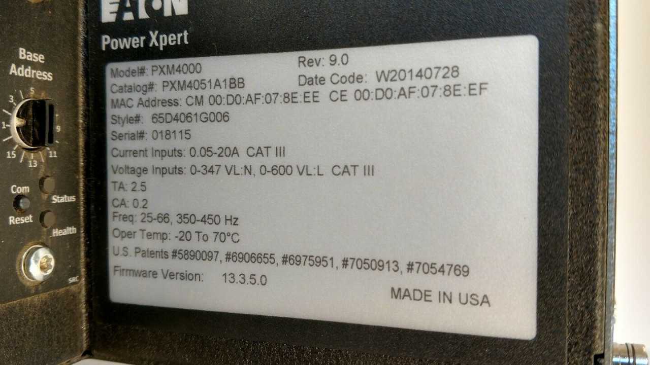 Set of 2 PXM4051A1BB EATON CUTLER HAMMER UNINTERRUPTED POWER SUPPLY PXM-4000 - Used - Bench Tested - ELECTRICAL COMPONENTS