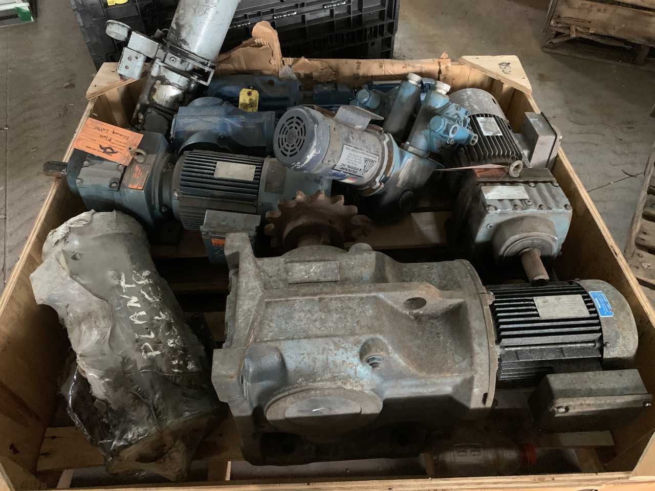 CRATE OF SEW-EURODRIVE GEAR MOTORS - GEAR REDUCERS