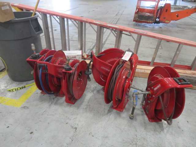 Air Hose Coil Reels (5) Lot - MISCELLANEOUS