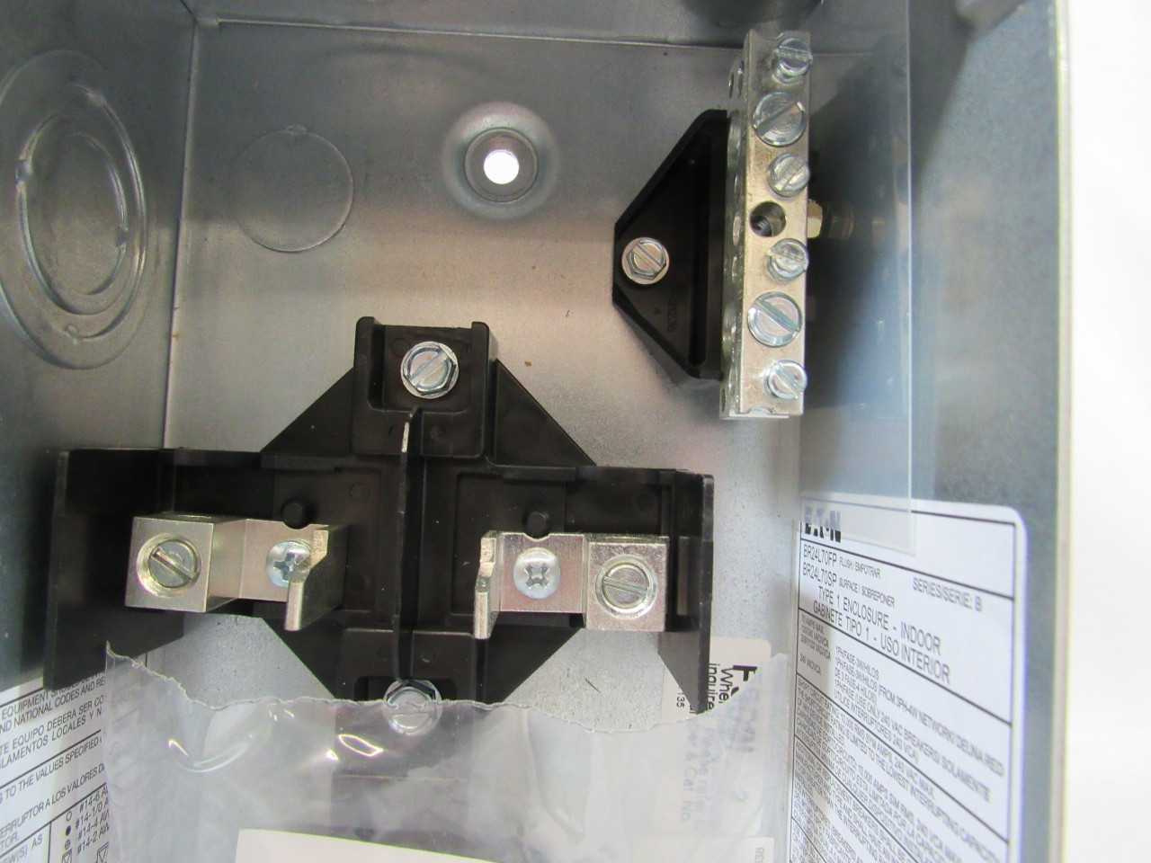 Quantity of 13 New Surplus Eaton BR24L70SP Main Lug Panel BR 4P 70A 120V 4Cir 2Sp - ELECTRICAL COMPONENTS