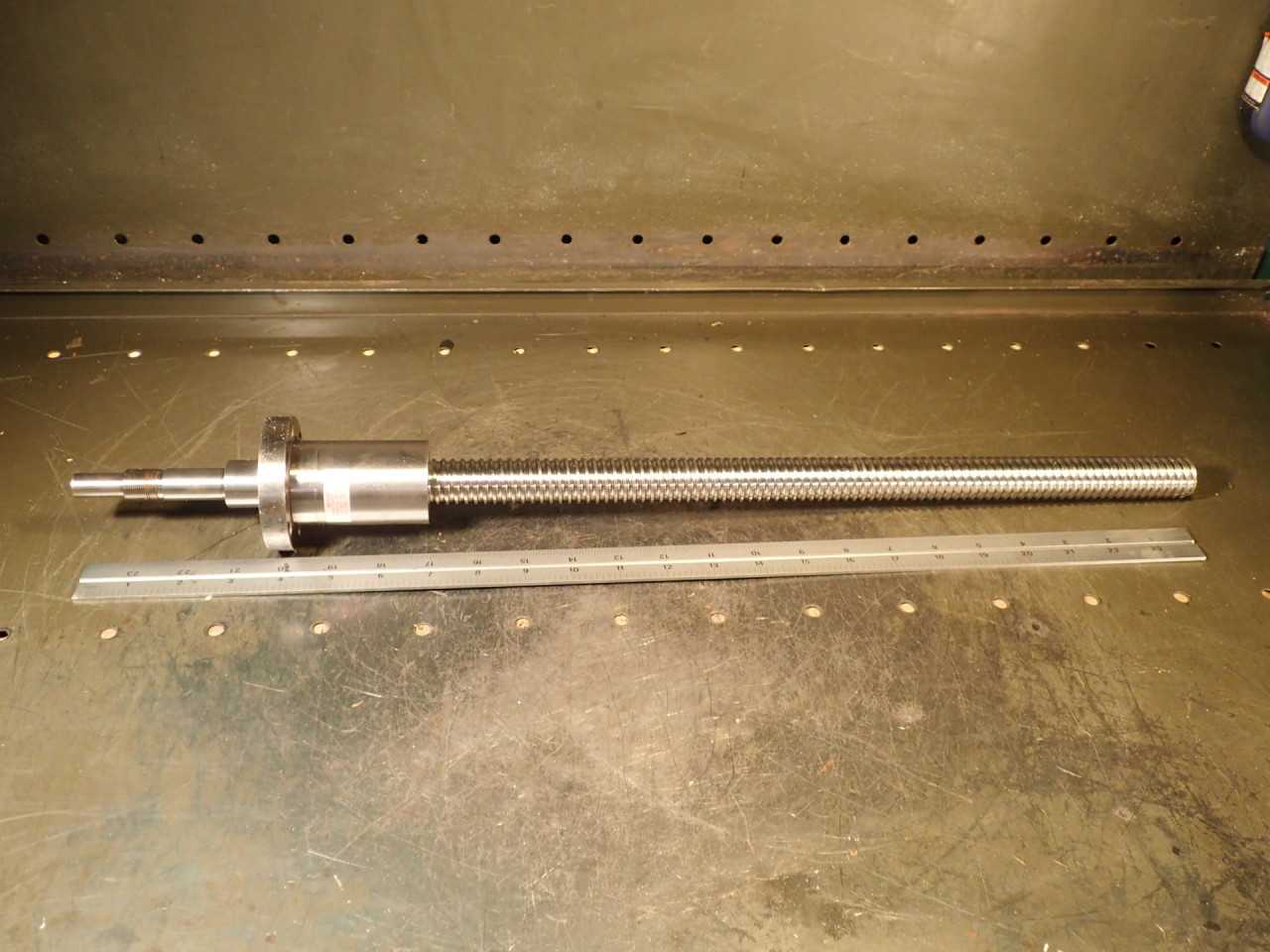 SKF/PCM 5mm Pitch Ball Screw: 440mm Travel, 17mm x 1.0 Thread, 24.64" OAL, NOS - MACHINING ACCESSORIES & TOOLING