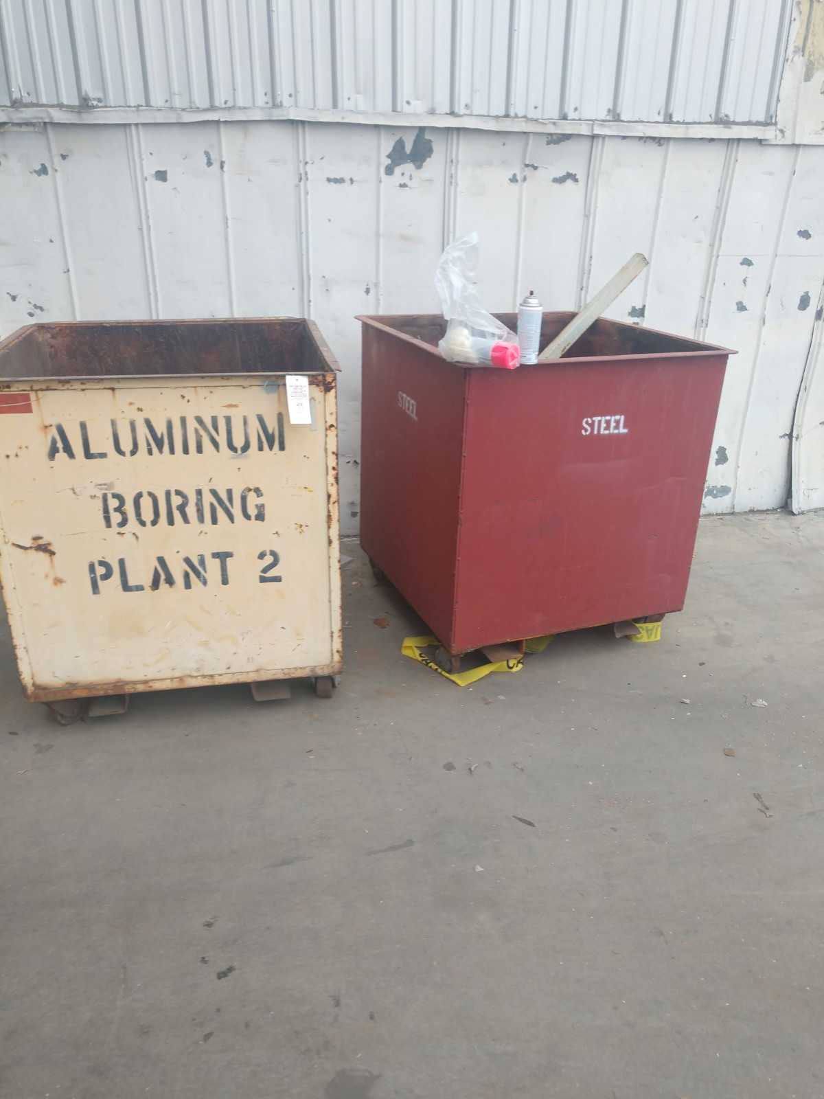 Scrap Bin on Wheels (2) lot - MISCELLANEOUS