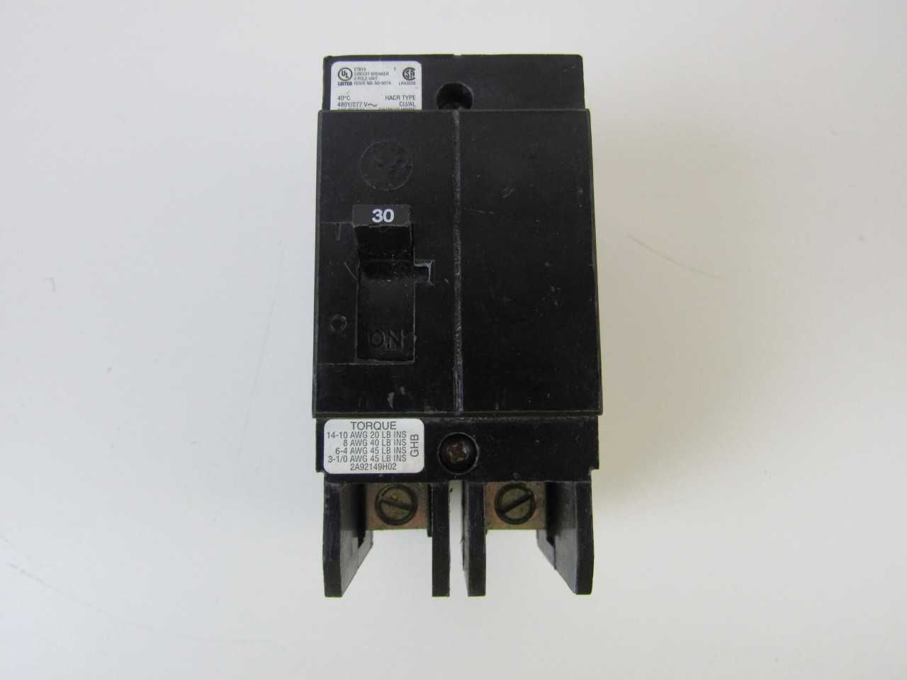 Lot of Quantity 4x GHB2030 MCCB/Molded Case Circuit Breakers - CIRCUIT BREAKERS