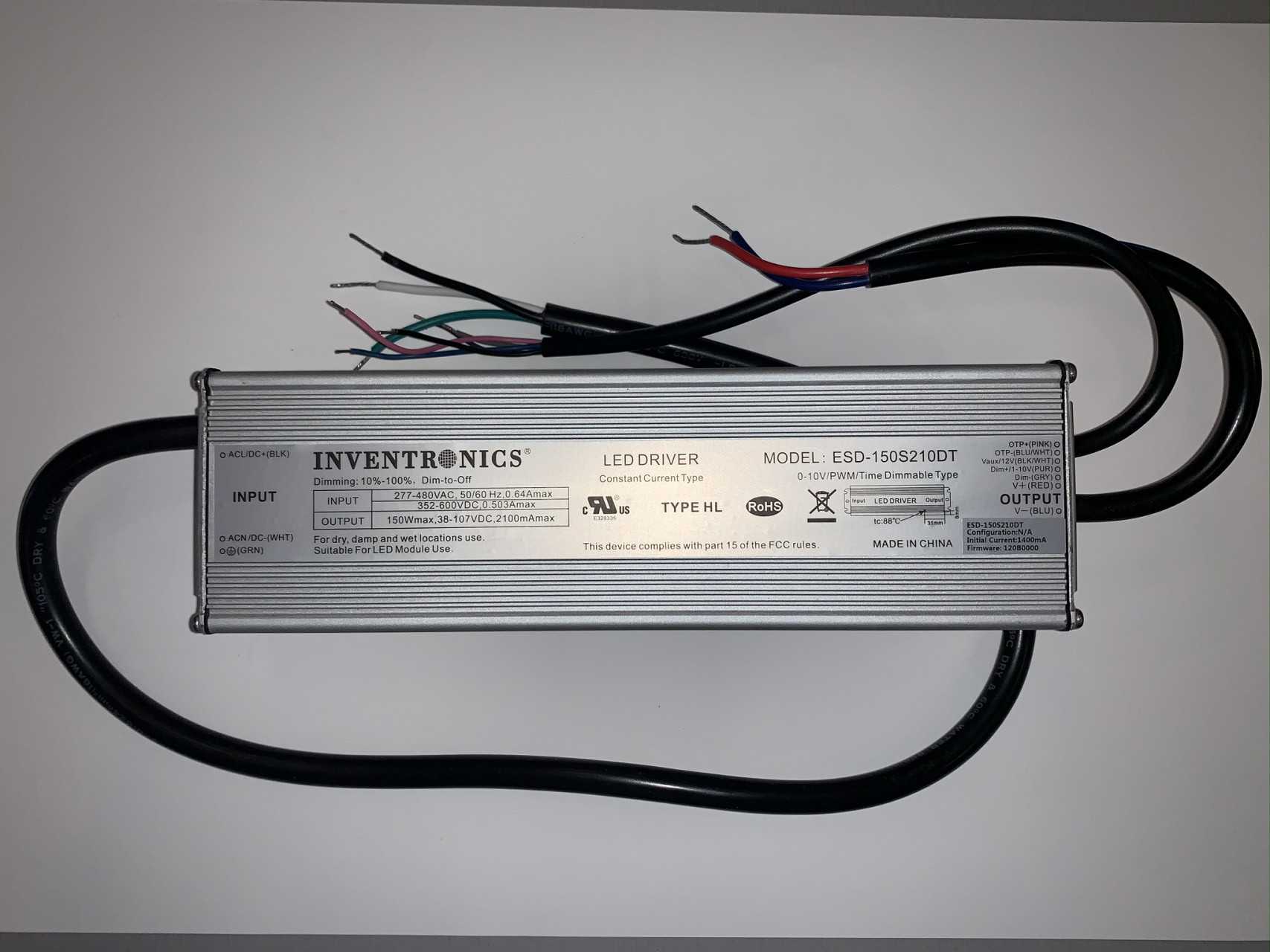 New - Lot of 11 - Inventronics ESD-150S210DT LED Power Supply Driver - ELECTRICAL COMPONENTS