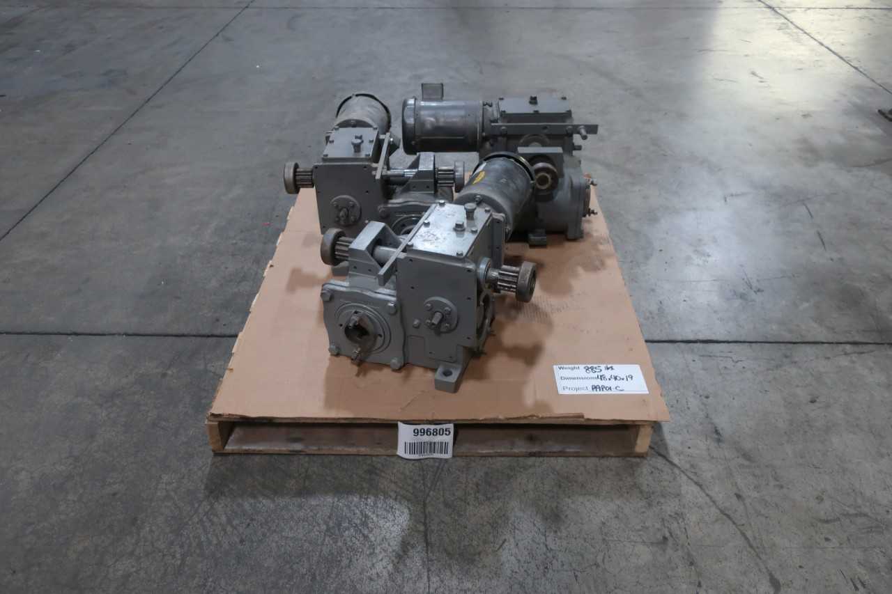 LOT OF 3 BALDOR RELIANCE 1.5 HP ELECTRIC MOTORS - ELECTRIC MOTORS