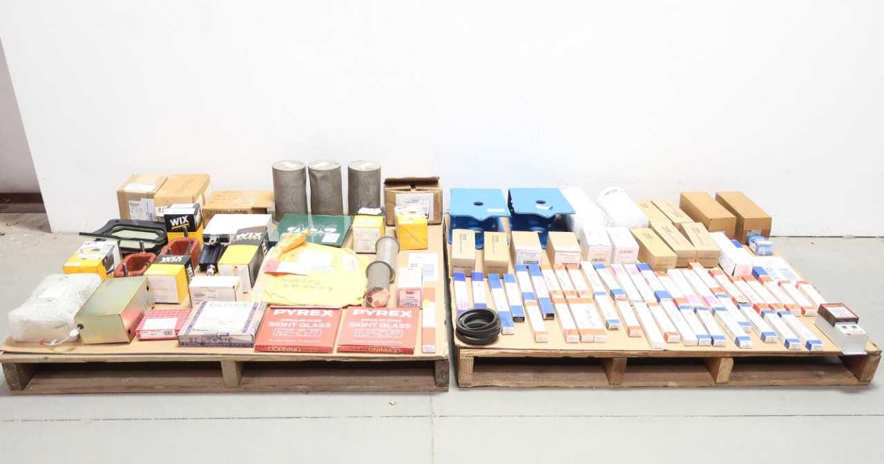 2 PALLETS ASSORTED FILTER, SIGHT GLASS, ELECTRICAL, POWER TRANSMISSION - POWER TRANSMISSION 2 PALLETS ASSORTED FILTER, SIGHT GLASS, ELECTRICAL, POWER TRANSMISSION - POWER TRANSMISSION