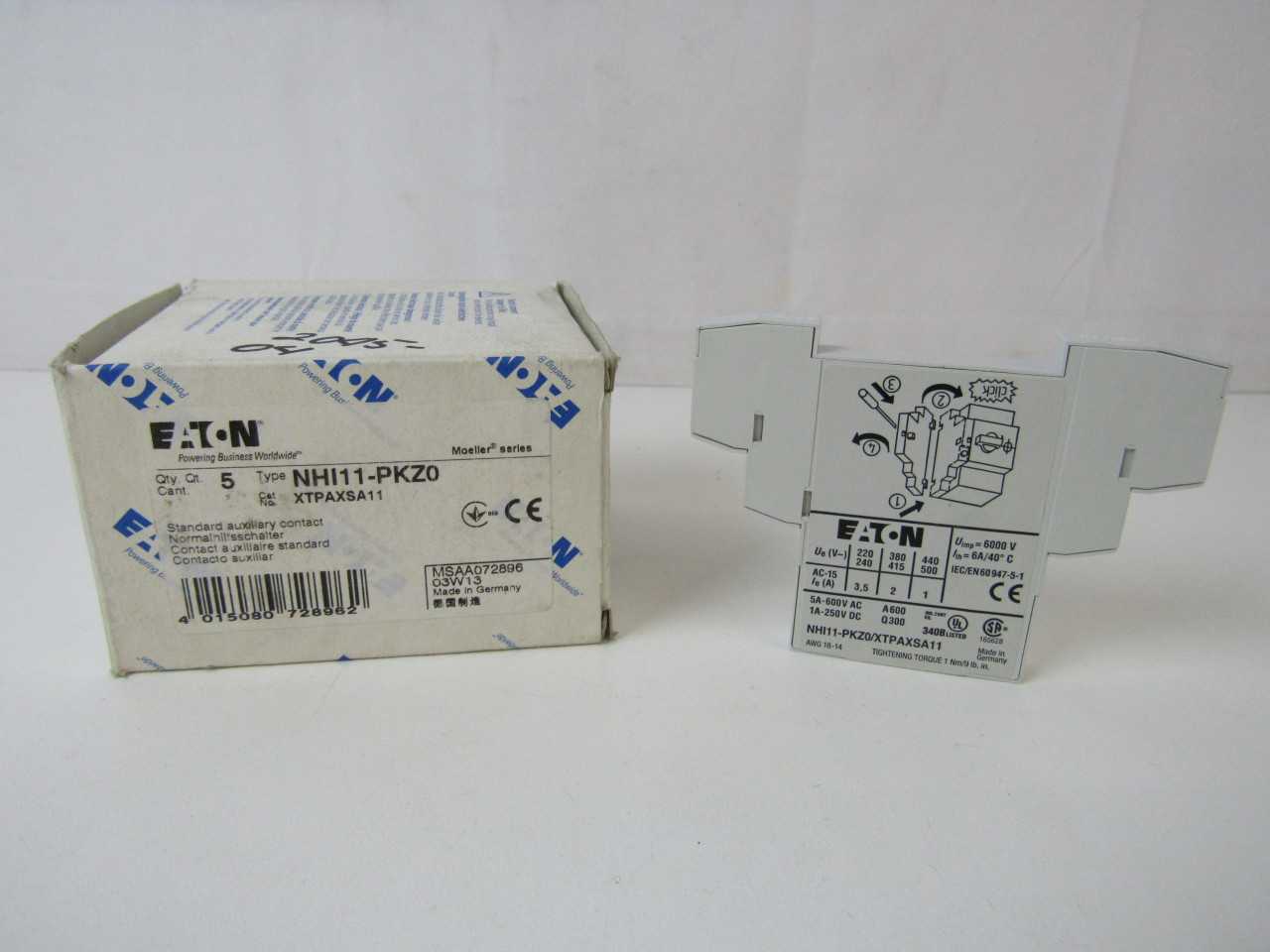 Quantity of 35x XTPAXSA11 Contacts - VALVES