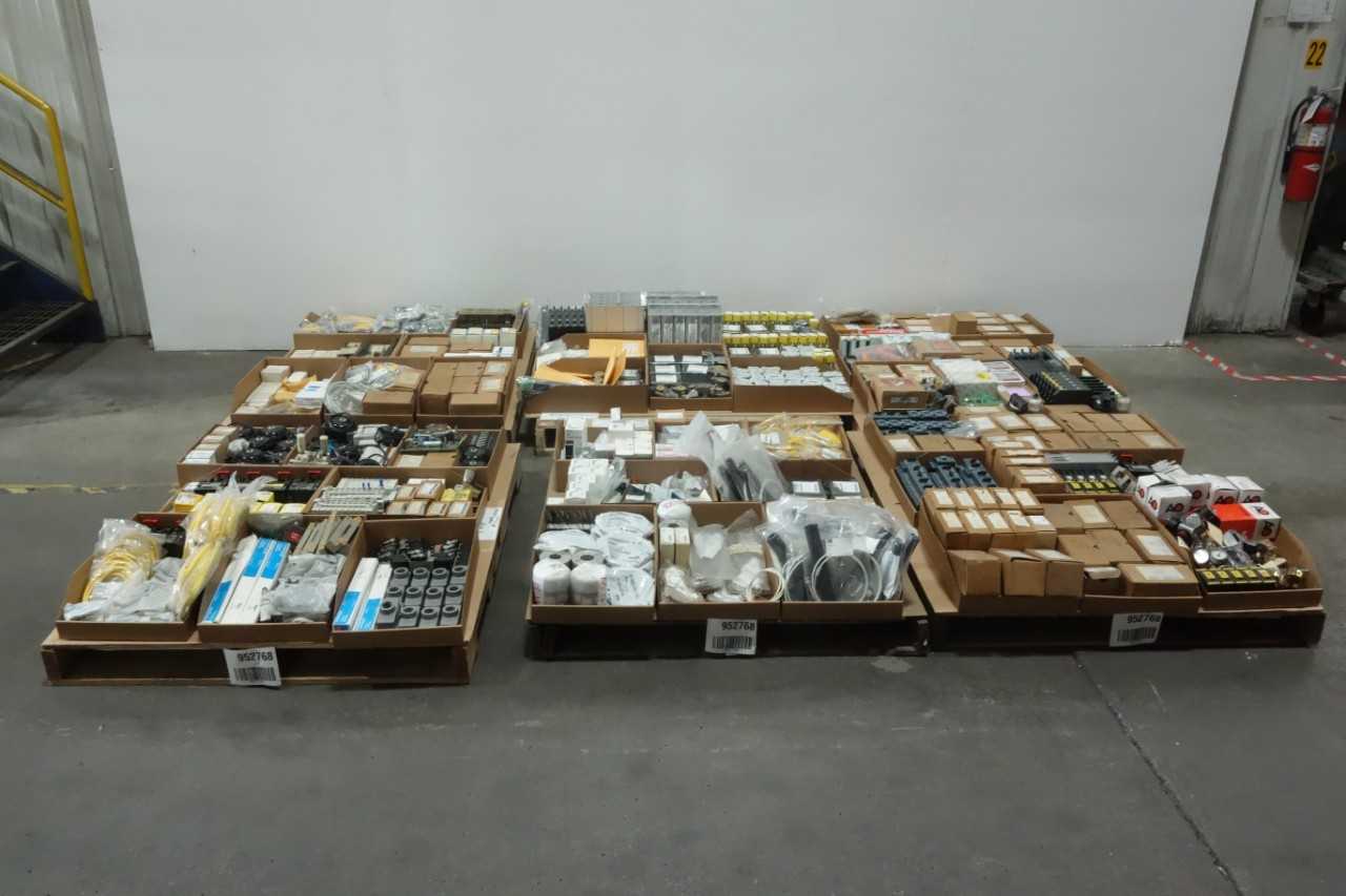 6 PALLETS OF MISCELLANEOUS INDUSTRIAL SURPLUS - ELECTRICAL COMPONENTS