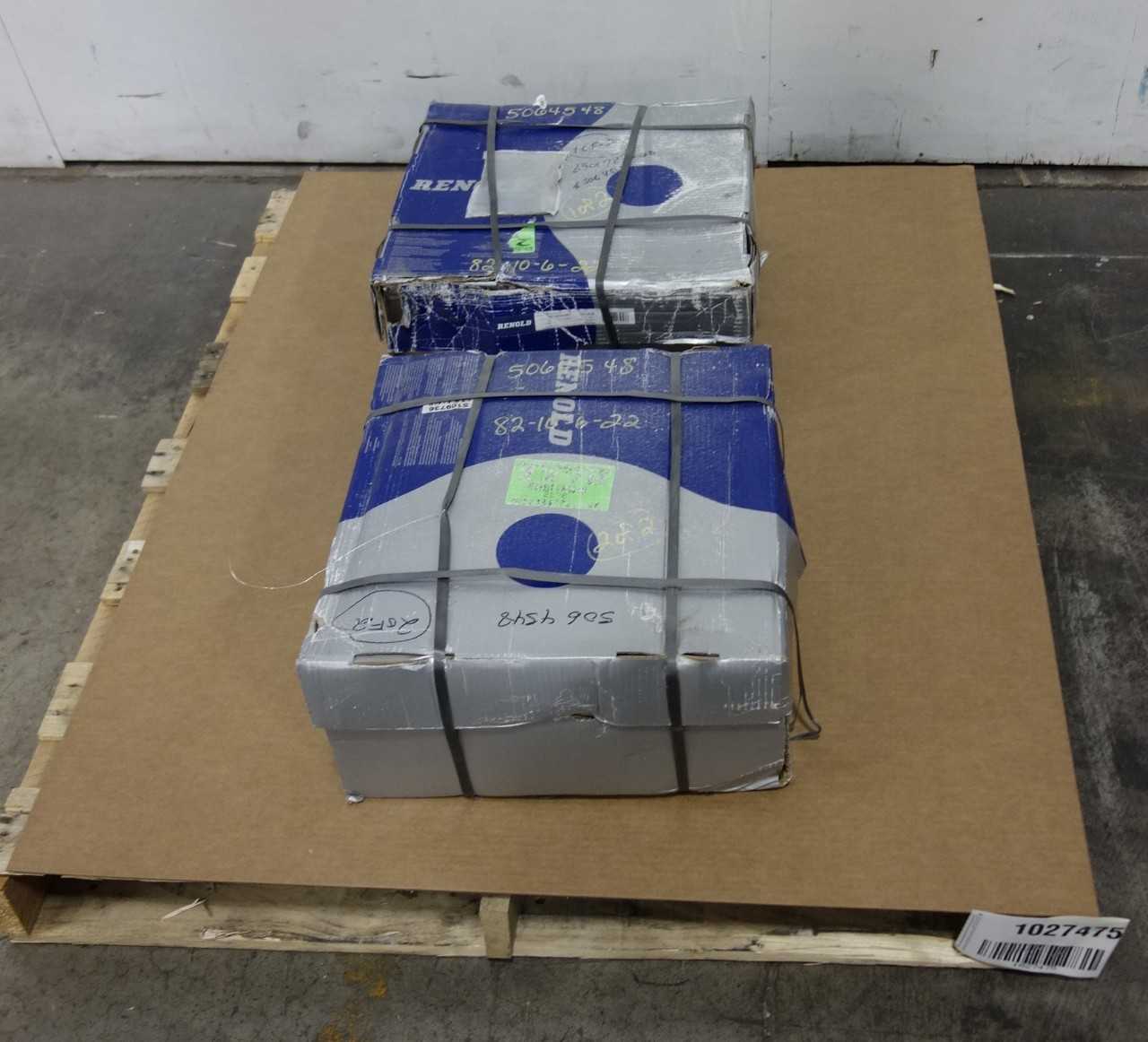 LOT OF 2 RENOLD ROLLER CHAIN - ROLLER CHAIN