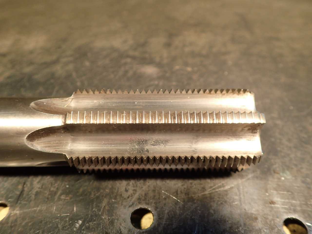 Hanson Whitney 1-1/4" -12 NF Bottom Hand Thread Tap: 6-Flute, 2-1/2" Flutes GH-4 - MACHINING ACCESSORIES & TOOLING