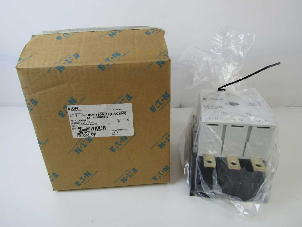 Quantity of 4x XTCE185H22C Non-Reversing Contactors - CONTACTORS Quantity of 4x XTCE185H22C Non-Reversing Contactors - CONTACTORS